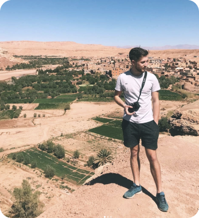 Vojtěch Bezpalec in Morocco